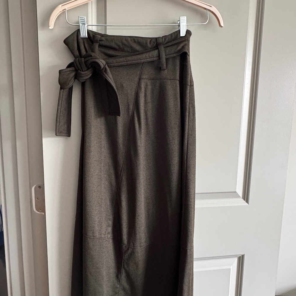 Vince Dark Brown Maxi Skirt